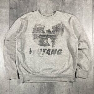 Grey Wu-Tang Rap Crewneck